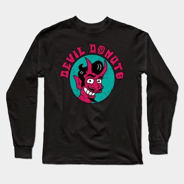 Devil Donuts logo Long Sleeve T-Shirt by SuperEdu